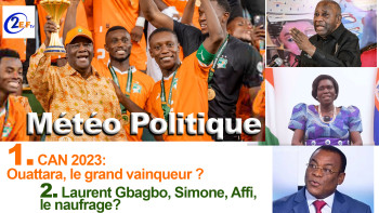 1- CAN 2023: Ouattara, le grand vainqueur ?  2- Laurent Gbagbo, Simone, Affi, le naufrage?
